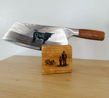 Load image into Gallery viewer, Grill Father 8&quot; Damascus Pattern Chefs Knife
